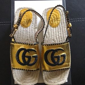 Gucci espadrille sandals